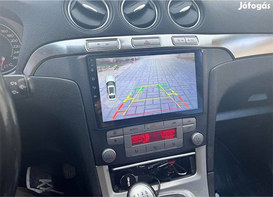 Ford Galaxy Carplay Multimédia Android GPS Rádió Tolatókamerával