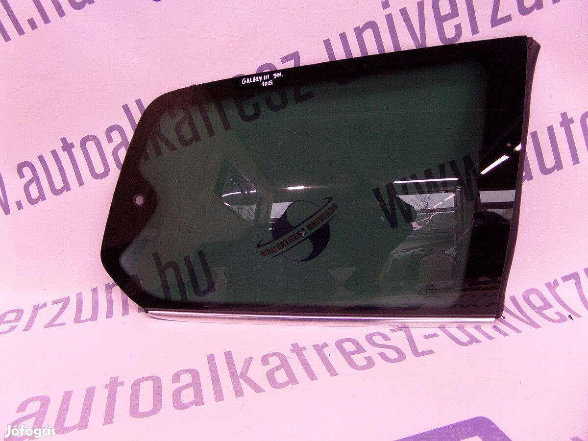 Ford Galaxy III MK3 Jobb hátsó ablaküveg, bontott