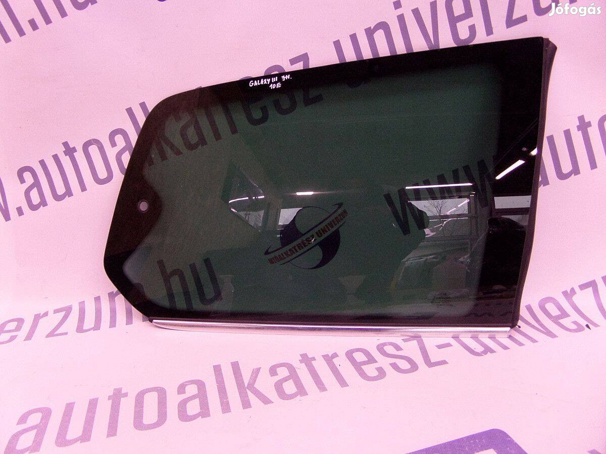 Ford Galaxy III MK3 Jobb hátsó ablaküveg, bontott