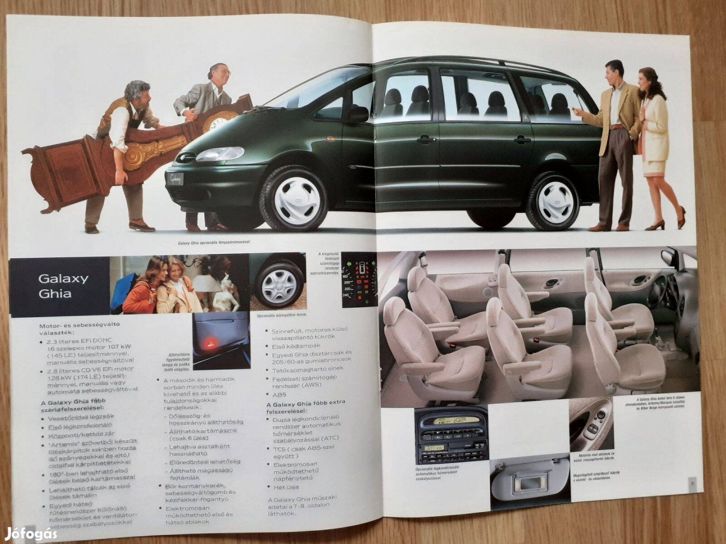 Ford Galaxy prospektus - 1997, magyar nyelvű