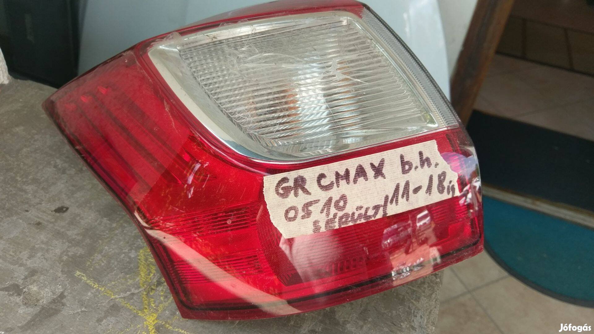Ford Grand C-max sérült bal hátsó lámpa 2011-2018