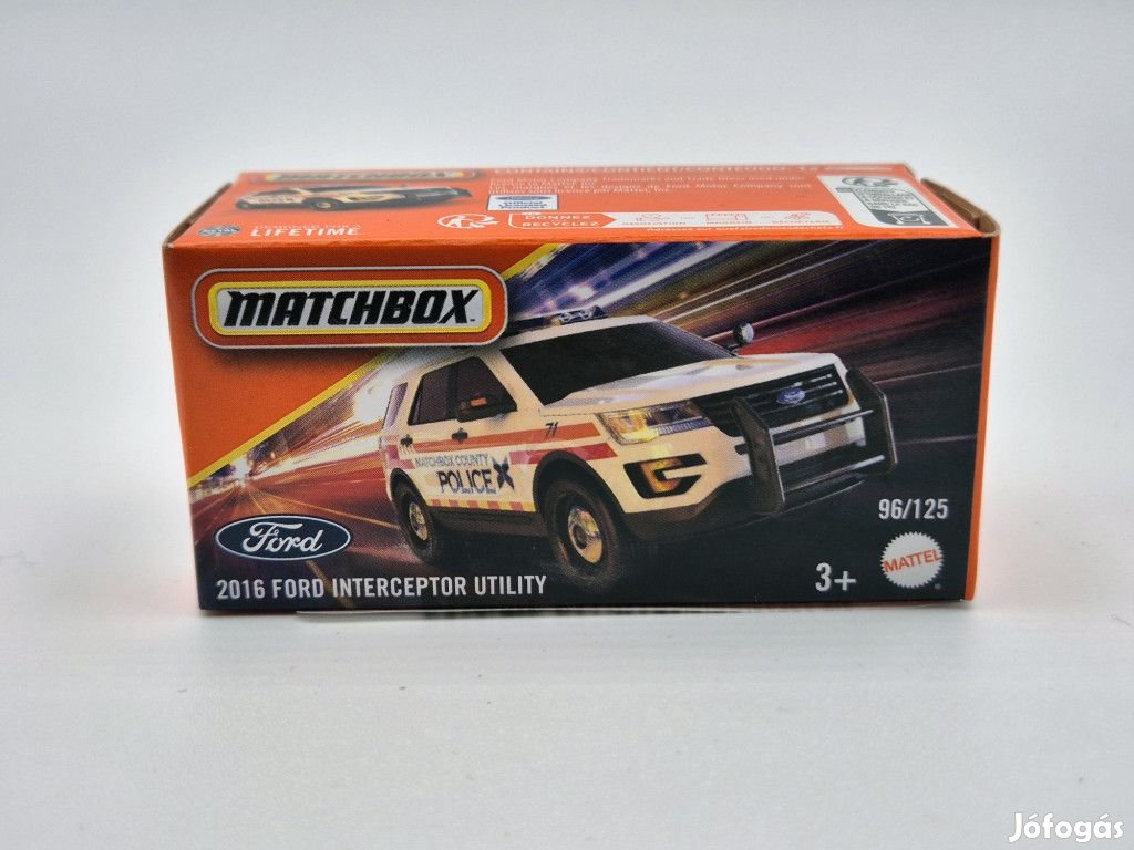 Ford Interceptor Utility (2016) - 96/125 -  Matchbox - 1:64