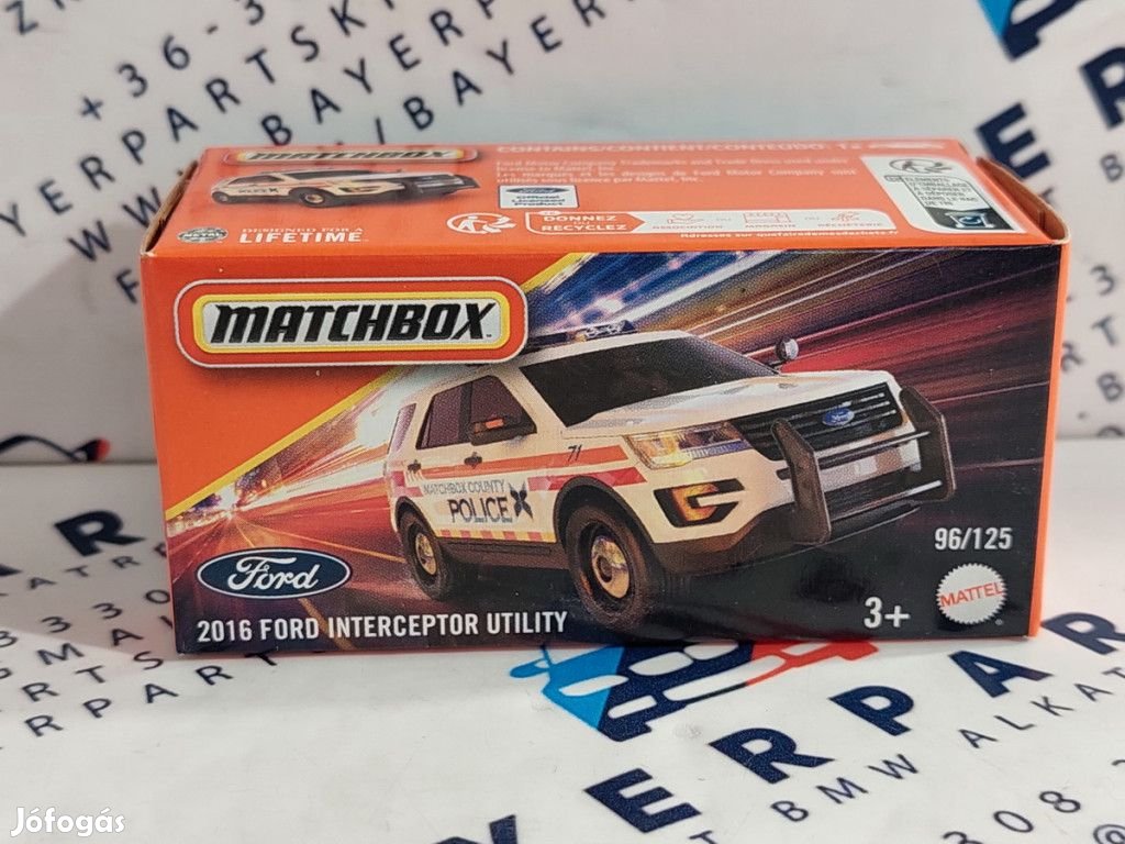 Ford Interceptor Utility (2016) - 96/125 -  Matchbox - 1:64