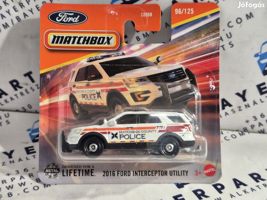 Ford Interceptor Utility (2016) - 96/125 - bliszteres -  Matchbox - 1