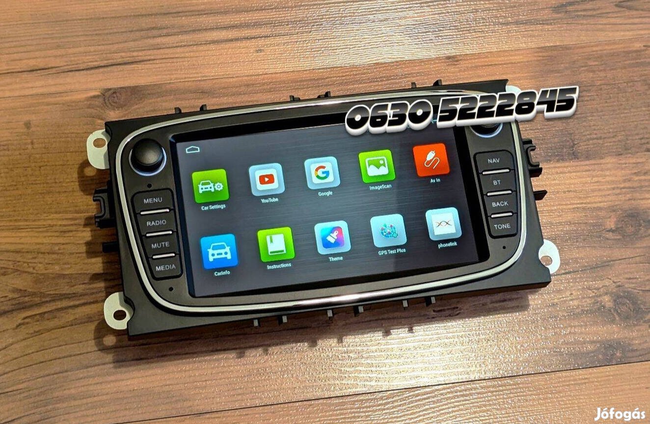 Ford Kuga Focus Mondeo Android Rádió Multimédia Navigáció 2Din Carplay