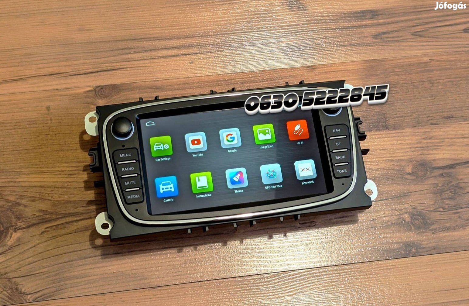 Ford Mondeo C max Kuga Focus Android Kijelző Multimédia Rádió Carplay