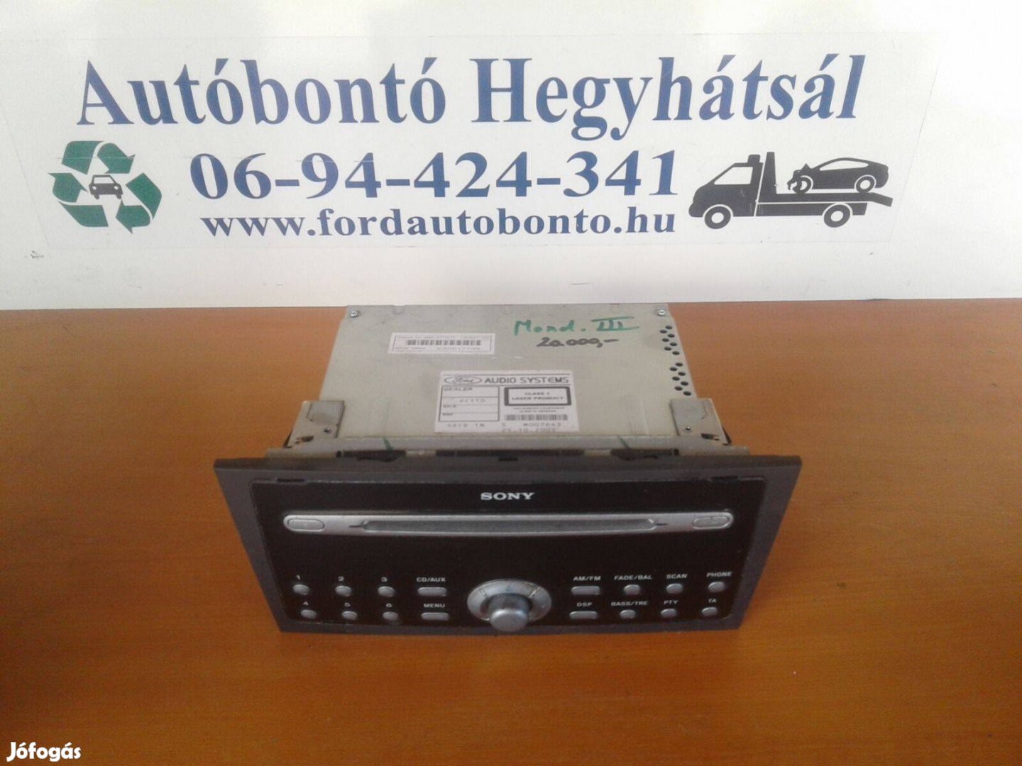 Ford Mondeo Mk3 (00-07) 2.2 TDCI kombi rádió