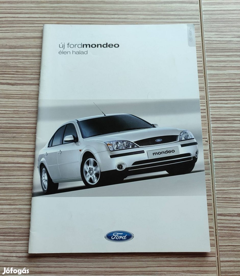 Ford Mondeo Mk3 (2001) magyar prospektus, katalógus.