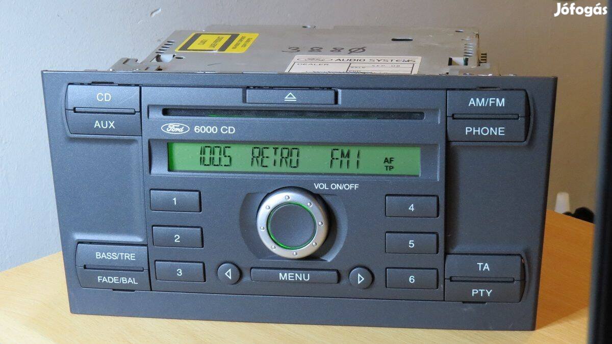 Ford Mondeo gyári cd rádió autorádió fejegység
