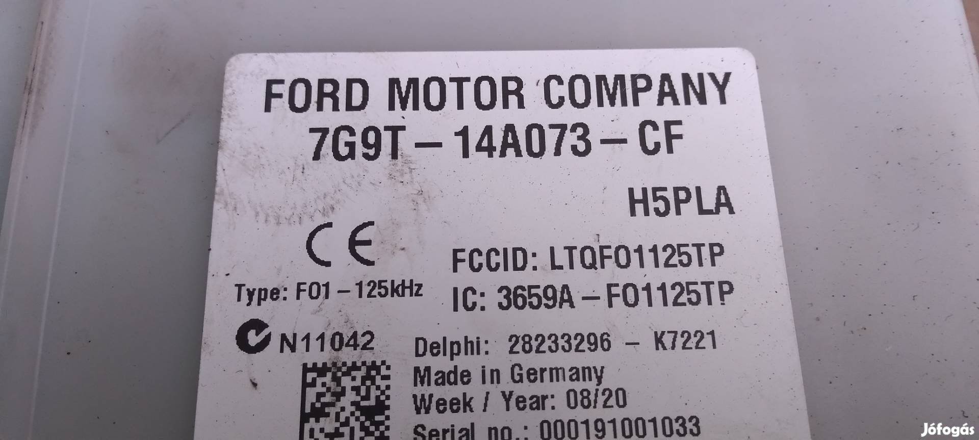 Ford Mondeo mk4 bcmi modul biztosítéktábla