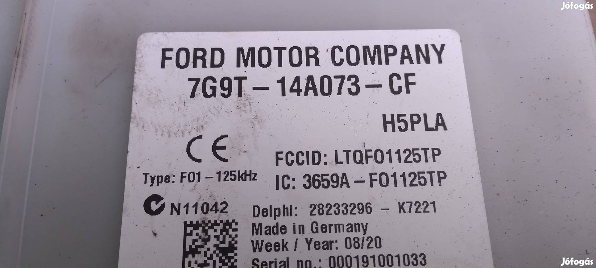 Ford Mondeo mk4 bcmi modul biztosítéktábla