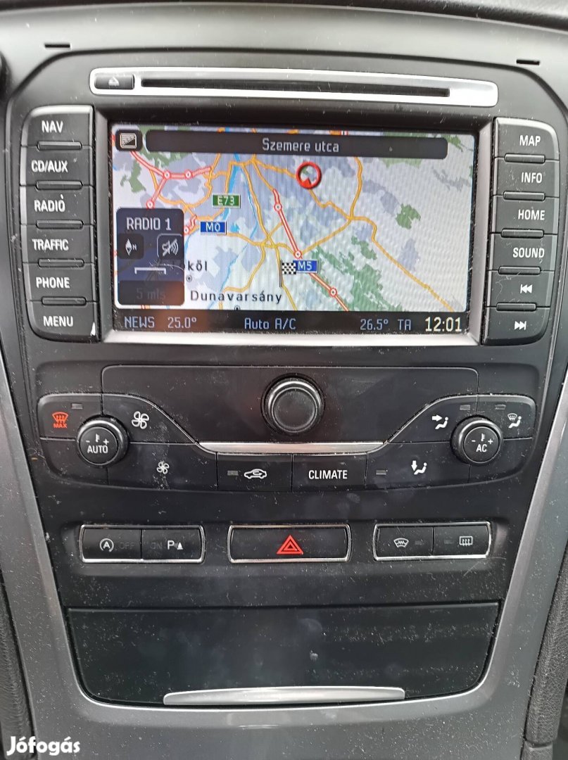 Ford Mondeo mk4 navigáció rádió cd 