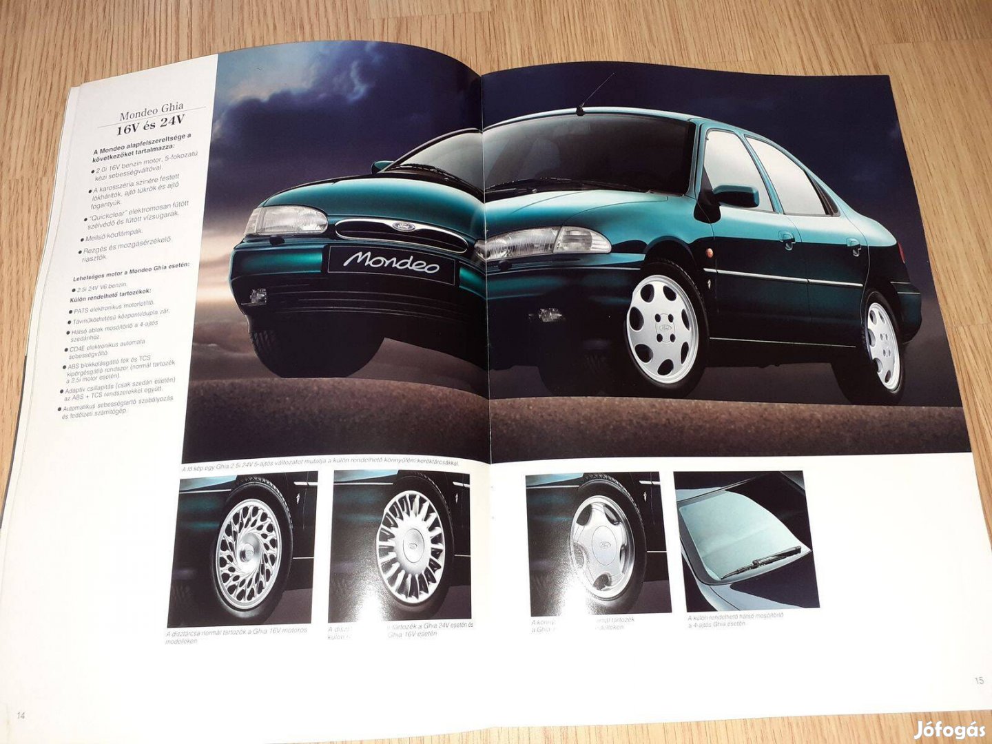 Ford Mondeo prospektus - 1994, magyar nyelvű