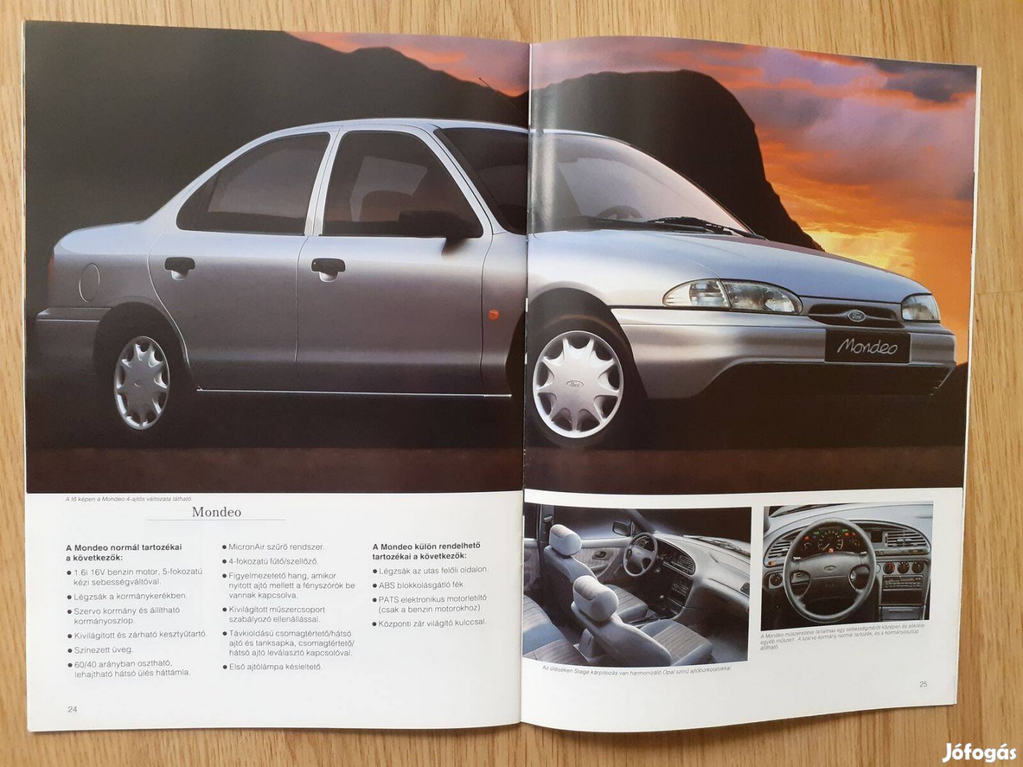 Ford Mondeo prospektus - 1995, magyar nyelvű