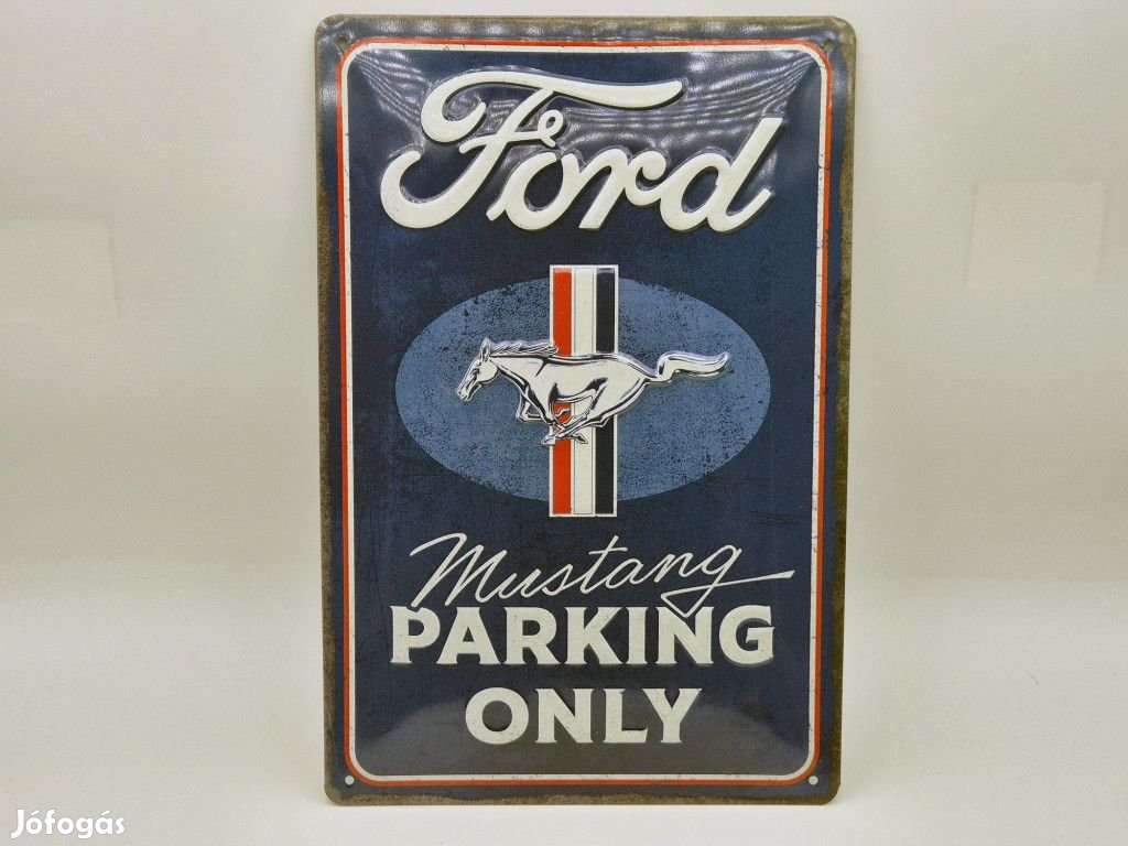 Ford Mustang Parking Only fémplakát  fém tábla (20x30 cm)