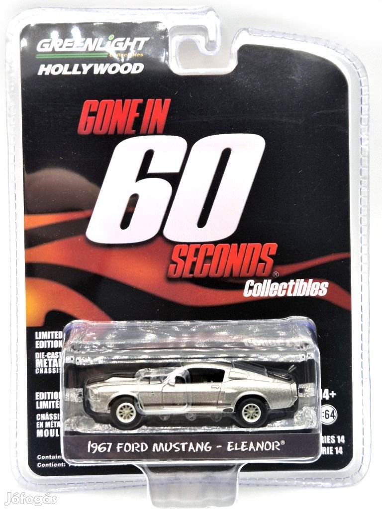 Ford Mustang Shelby GT500 (1967) - Eleanor -  Greenlight - 1:64