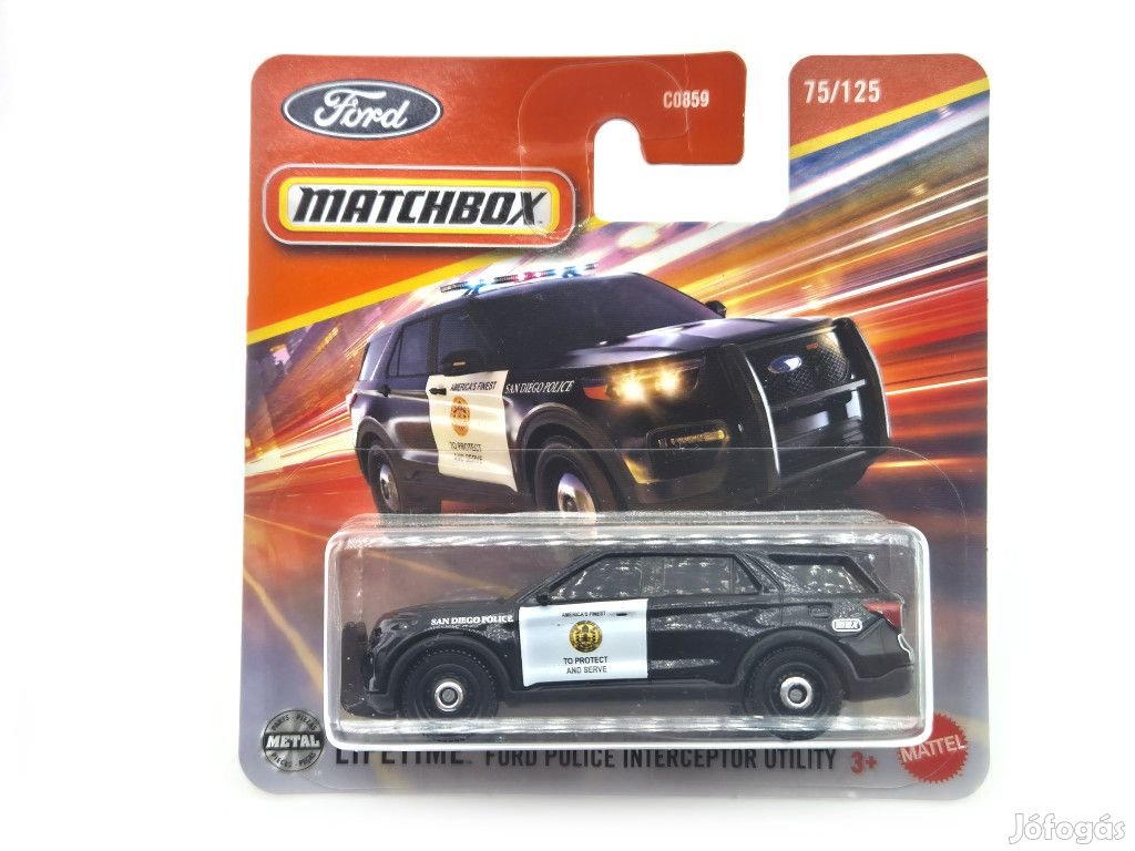 Ford Police Interceptor Utility - 75/125 - bliszteres -  Hot Wheels -