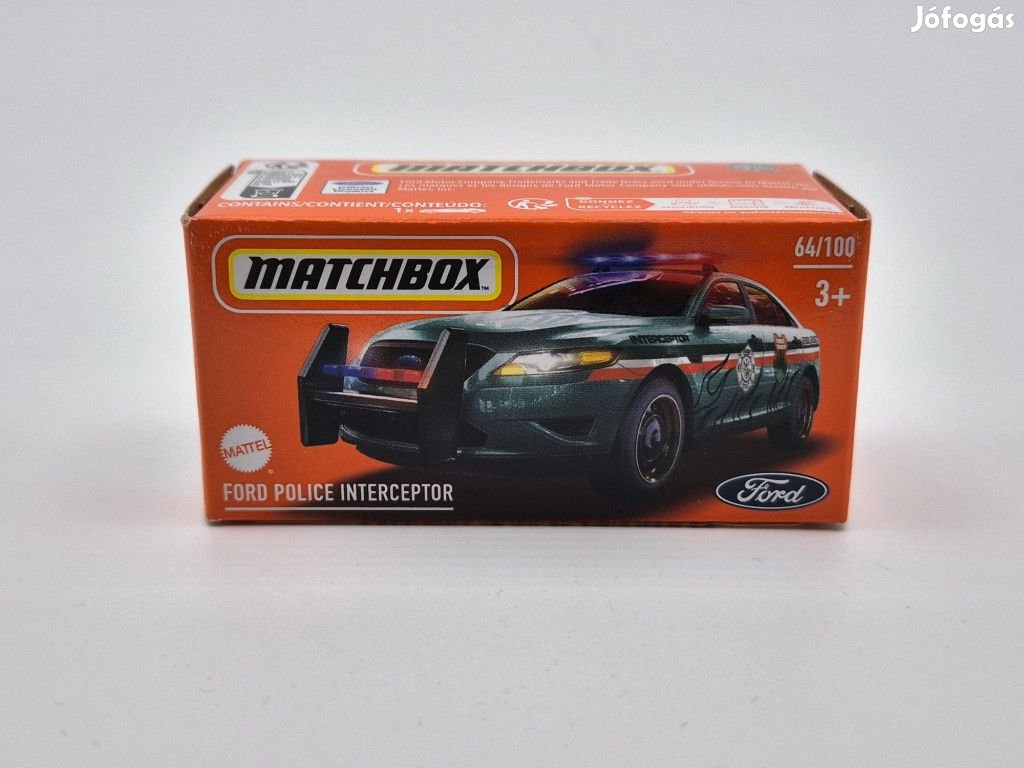 Ford Police Interceptor - 2024 64/100 -  Matchbox - 1:64