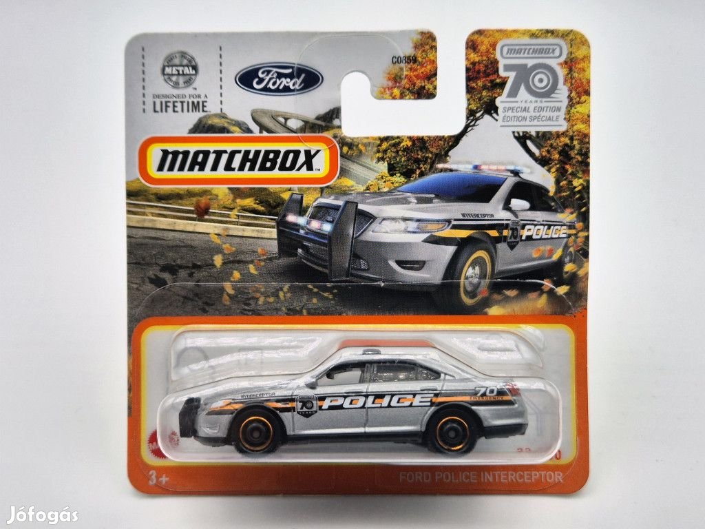 Ford Police Interceptor - 23/100 - bliszteres -  Matchbox - 1:64