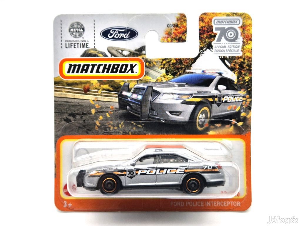 Ford Police Interceptor - 23/100 - bliszteres -  Matchbox - 1:64