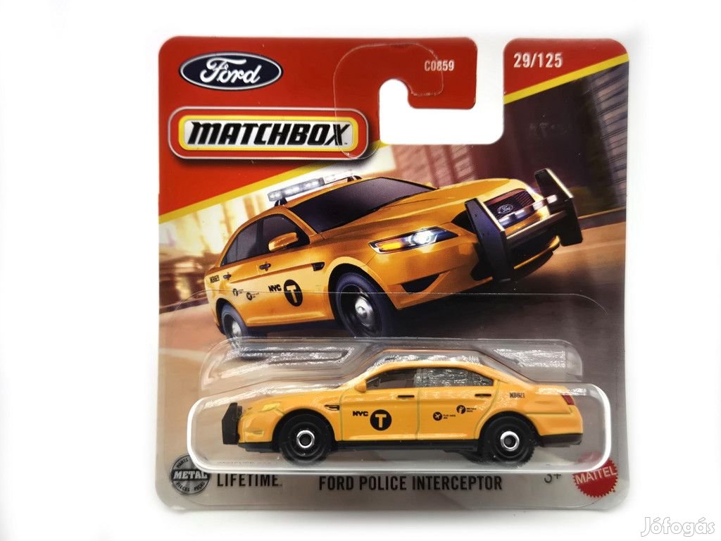 Ford Police Interceptor - 29/125 -  Matchbox - 1:64