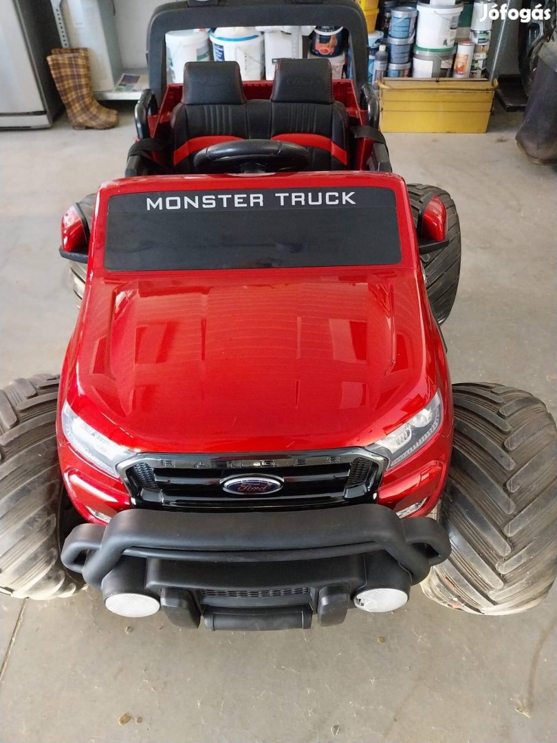 Ford Ranger Monster Truck 4X4, piros Kisautó