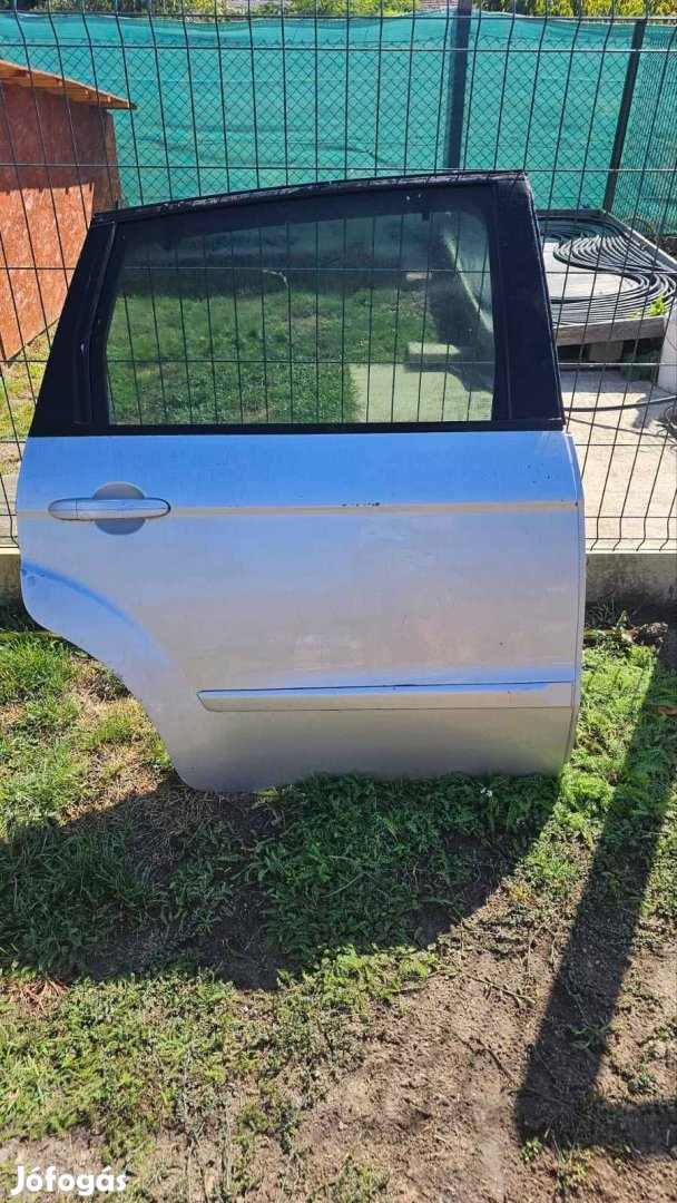 Ford S-Max 2006 ezüst jobb hátsó ajtó kompletten, ajtókárpit nélkül