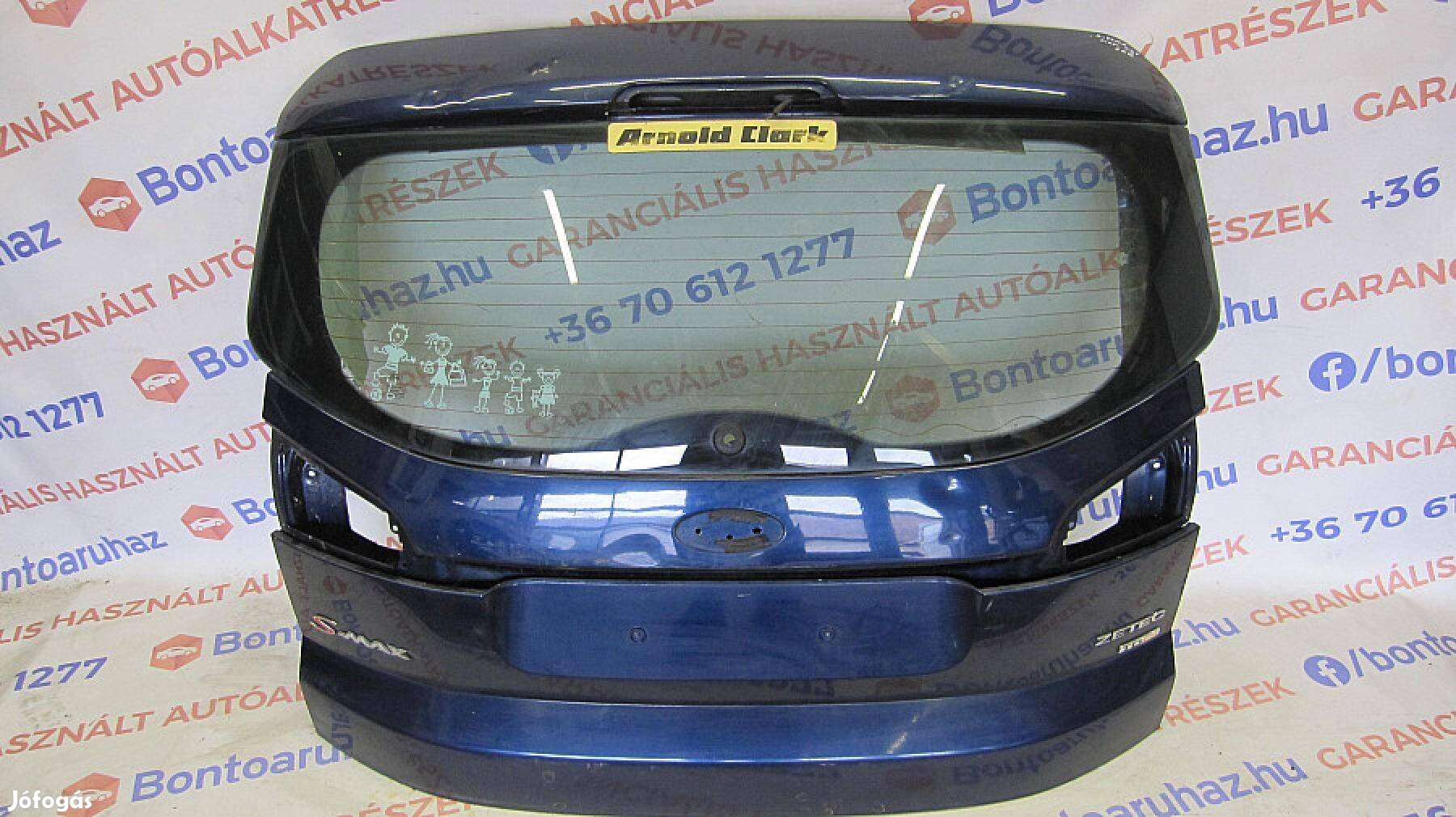 Ford S-Max Eladó gyári, bontott csomagtér ajtó üveggel -
