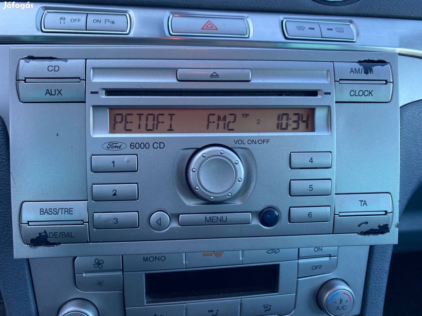 Ford S-Max cd-rádió telefon kihangosítós kóddal
