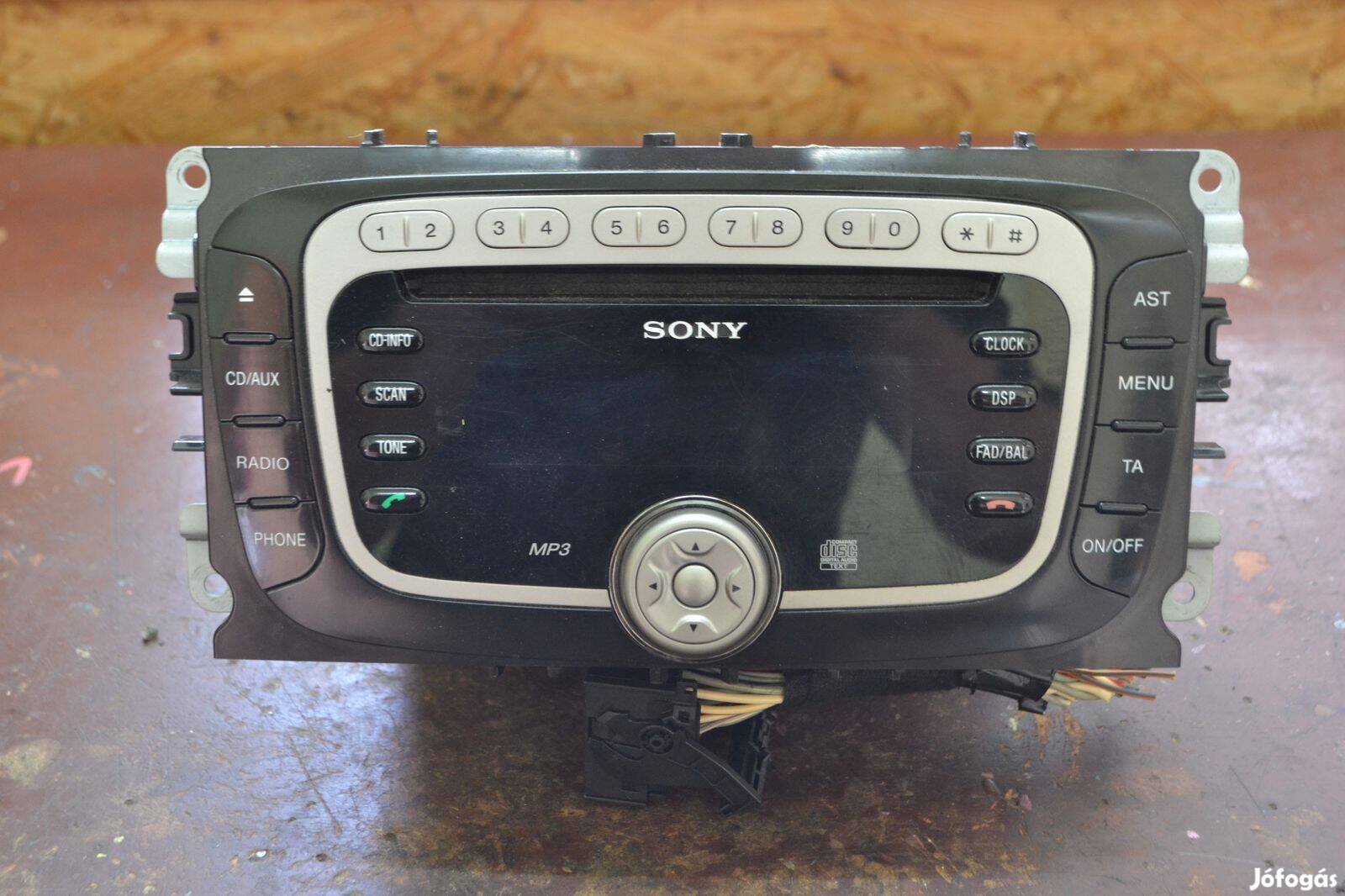 Ford Sony MP3 fejegység, CD Rádió! 7M5T-18C939-JE, V007586, Cdxfs307JE