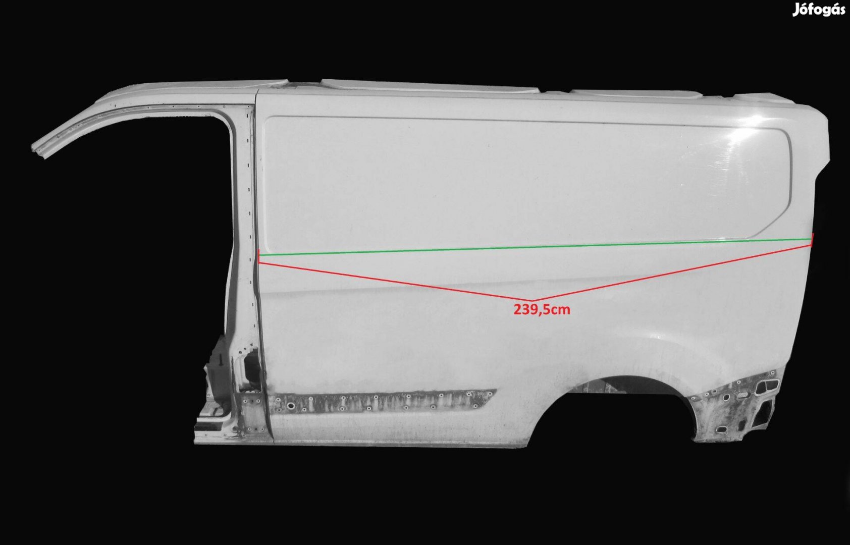 Ford Transit 12- zjp L1H1 BAL oldalfal Karosszéria kaszni Lemez küszöb