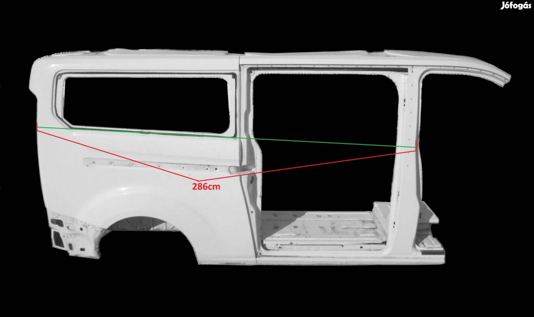 Ford Transit 12 kjp L2H1 Jobb oldalfal Karosszéria kaszni Lemez küszöb