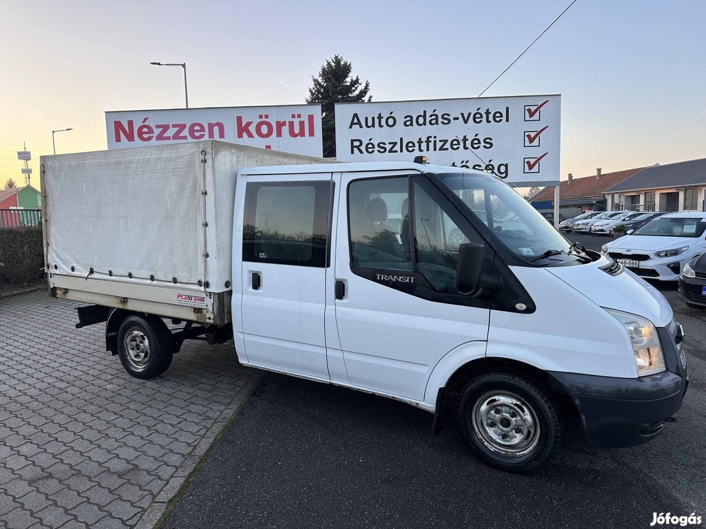 Ford Transit 2.2 TDCI Platós Ponyvás