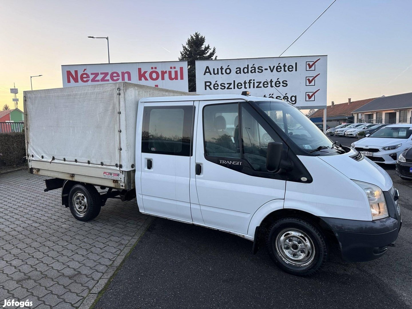 Ford Transit 2.2 TDCI Platós Ponyvás