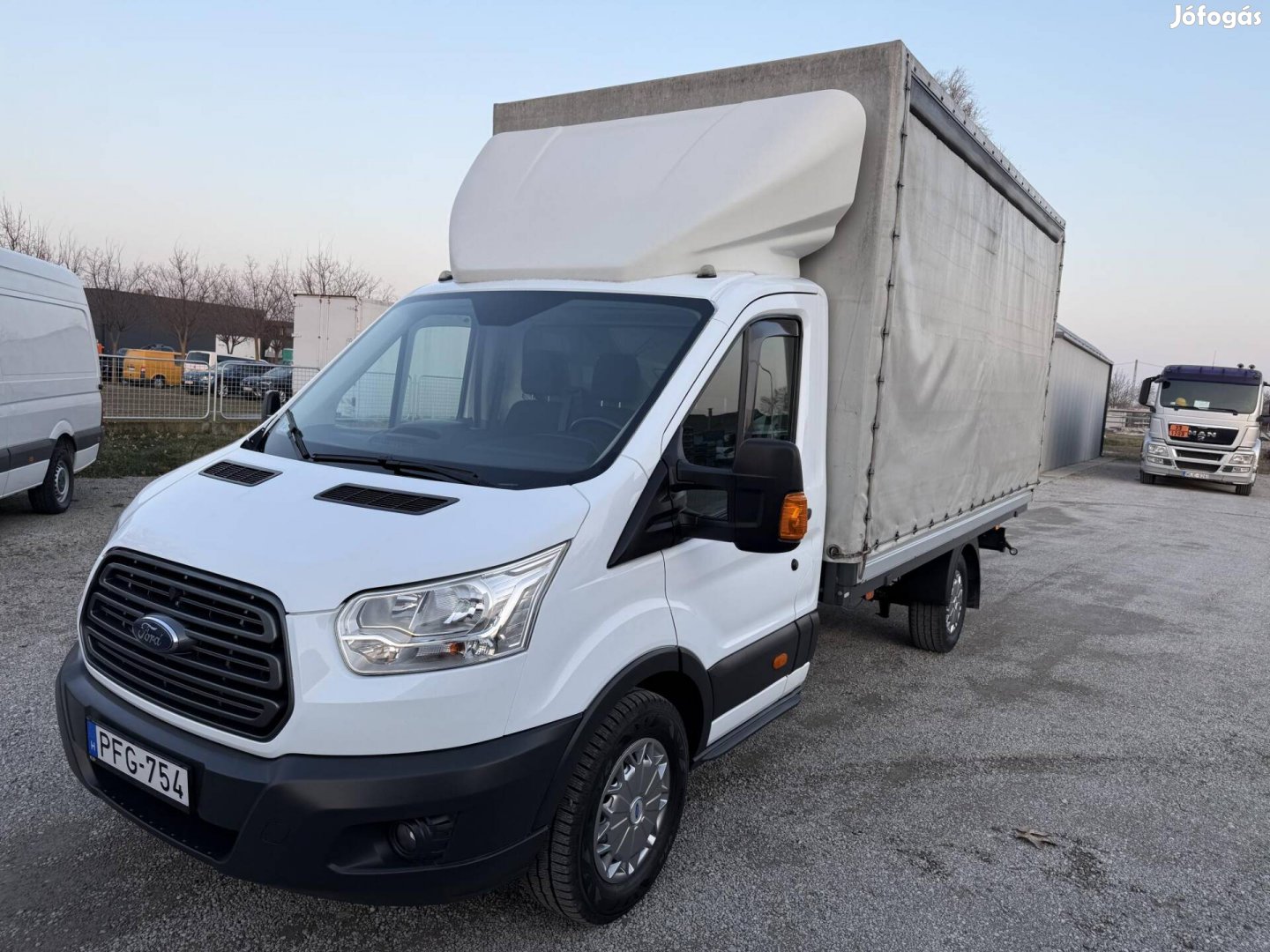 Ford Transit 4.2m plató ponyva Magyar 3% Kavosz...