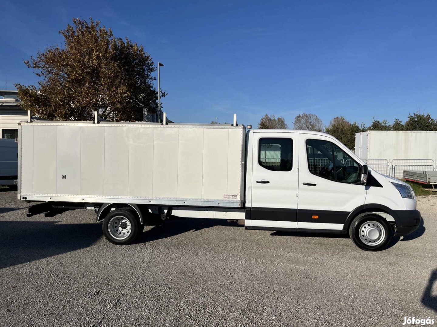 Ford Transit Doka 4.1m doboz duplakerék. csőtar...