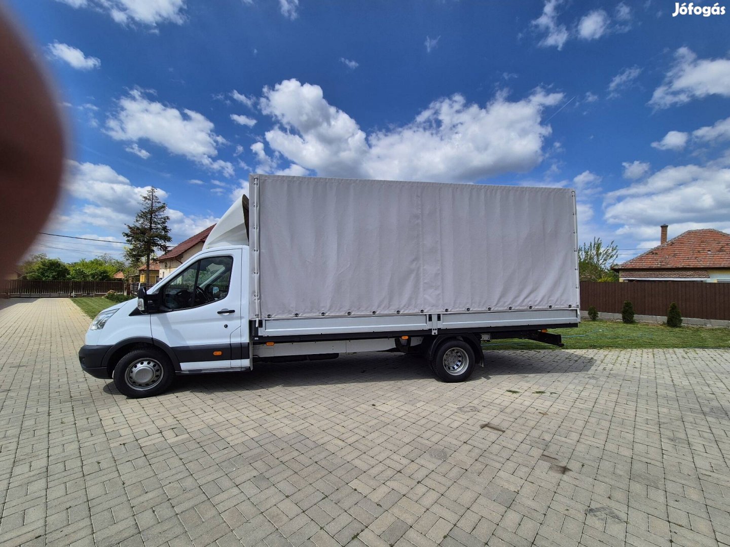 Ford Transit Ponyvás Duplakerekes Legnagyobb platóval 