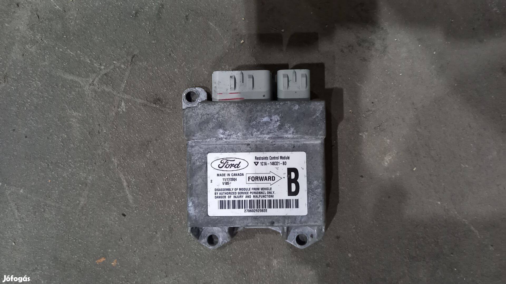 Ford Transit Tranzit MK6 00- Légzsák indító vezérlő doboz modul 5063