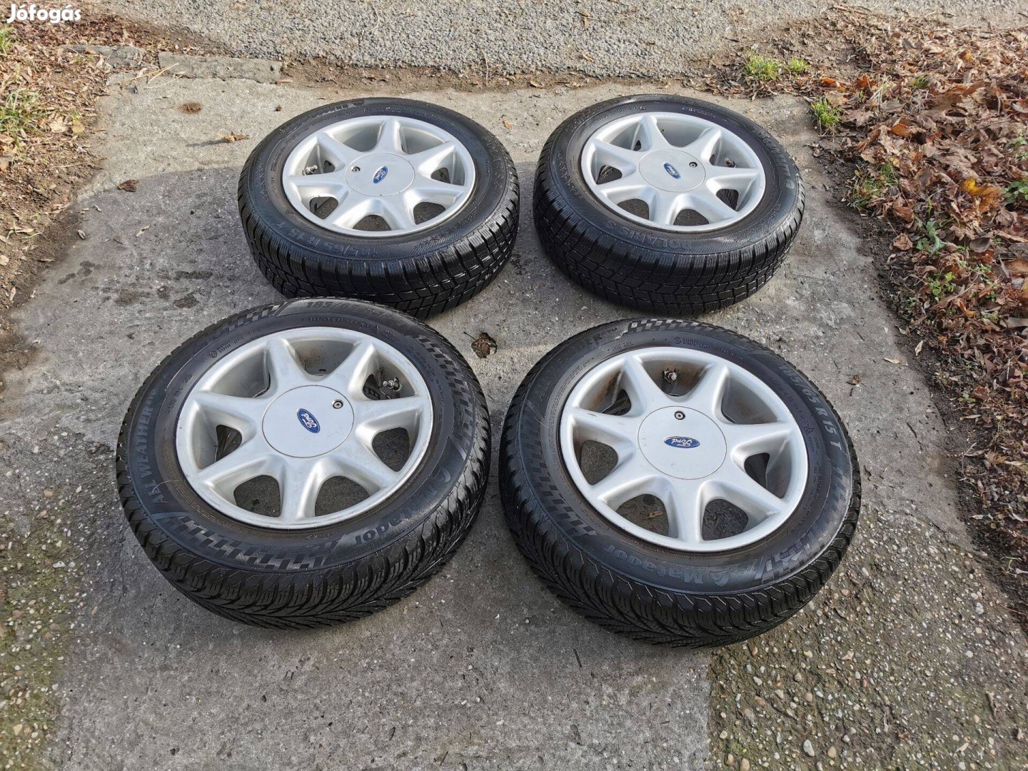 Ford alufelni 4x108 15"-Téli gumival