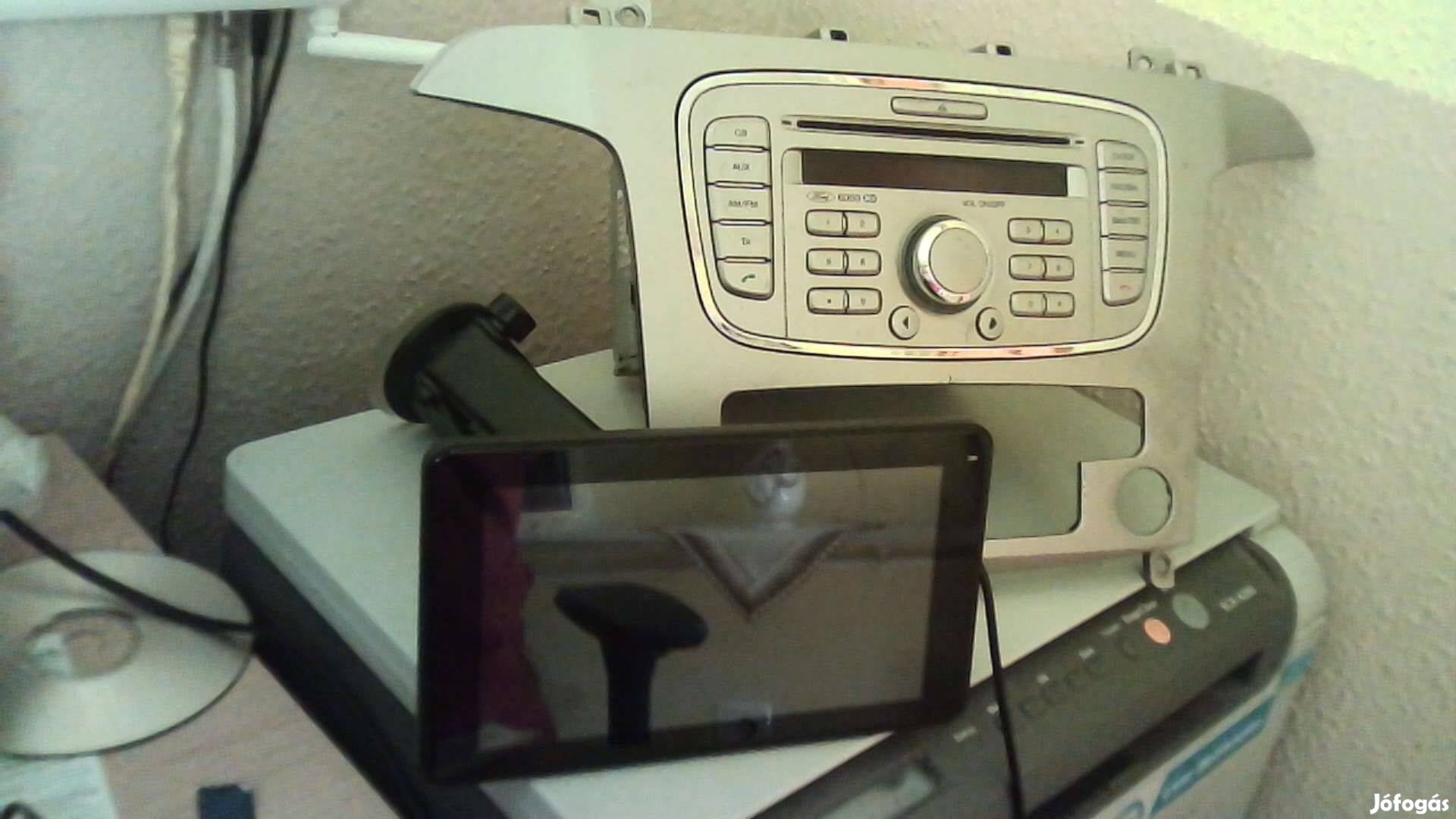 Ford autórádió + podo + S-max bajusz keret