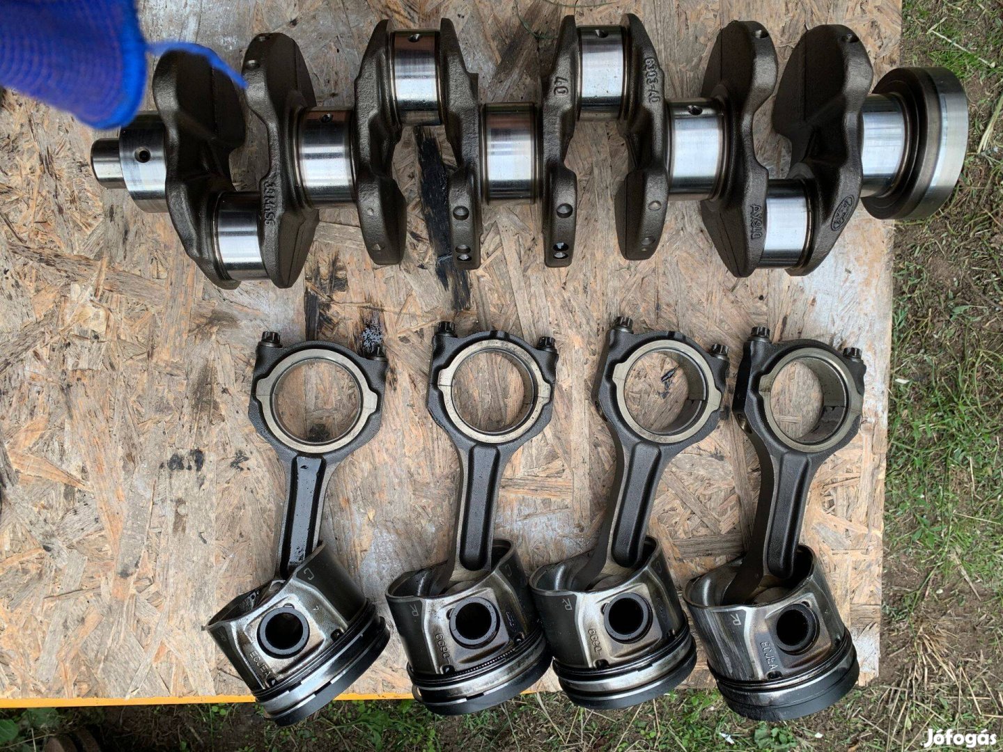 Ford conect Hcpa 1,8 TDCI dugattyú hajtókar főtengely motoralkatrésze