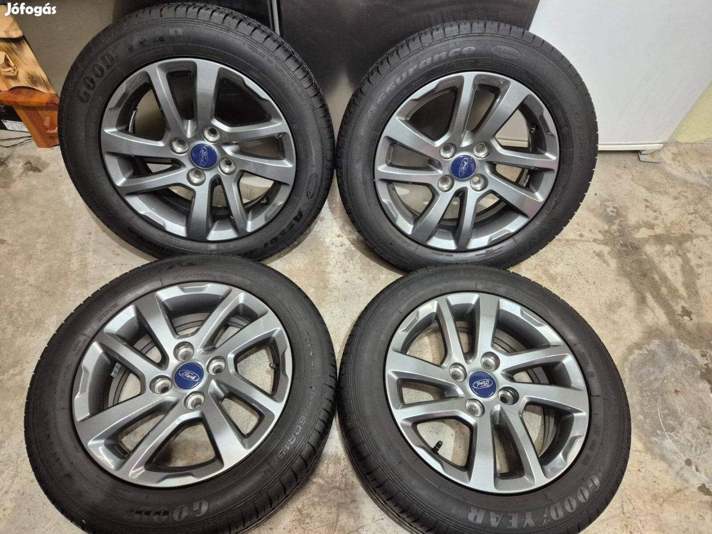 Ford fiesta 15" alufelni (Tpms), nyári gumival!