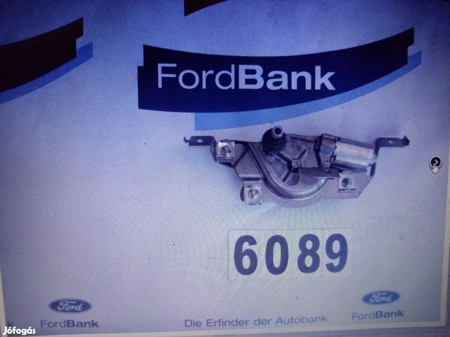 Ford fiesta hátsó ablaktörlőmotor 2009-2016.-ig