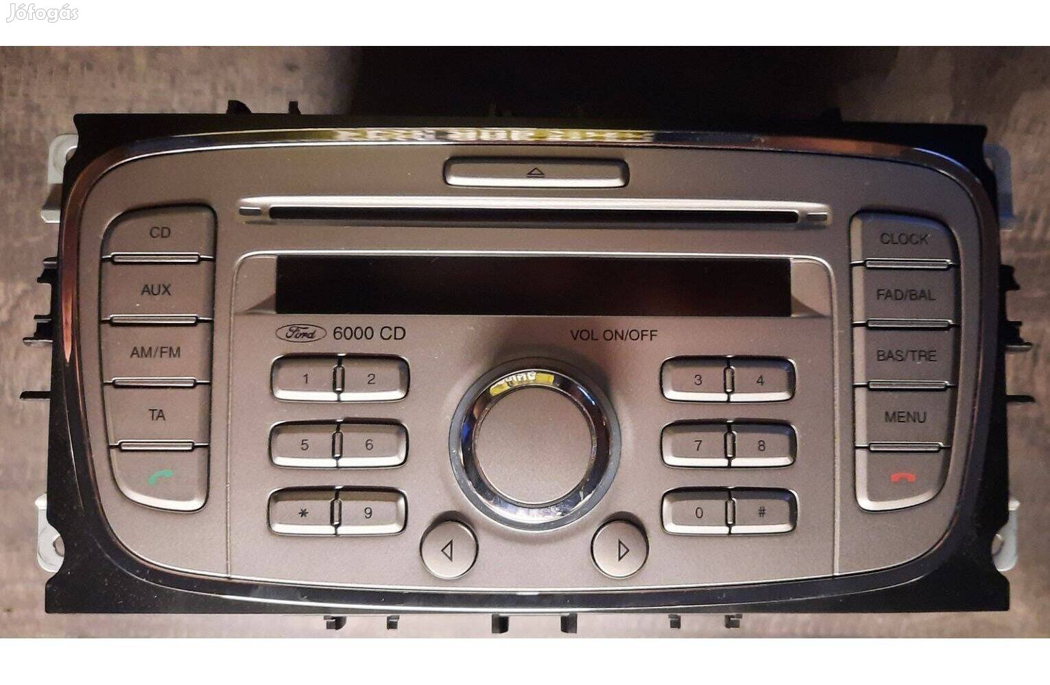 Ford focus,c-max,mondeo stb. rádió-cd-s fejegység hibátlan állapot!
