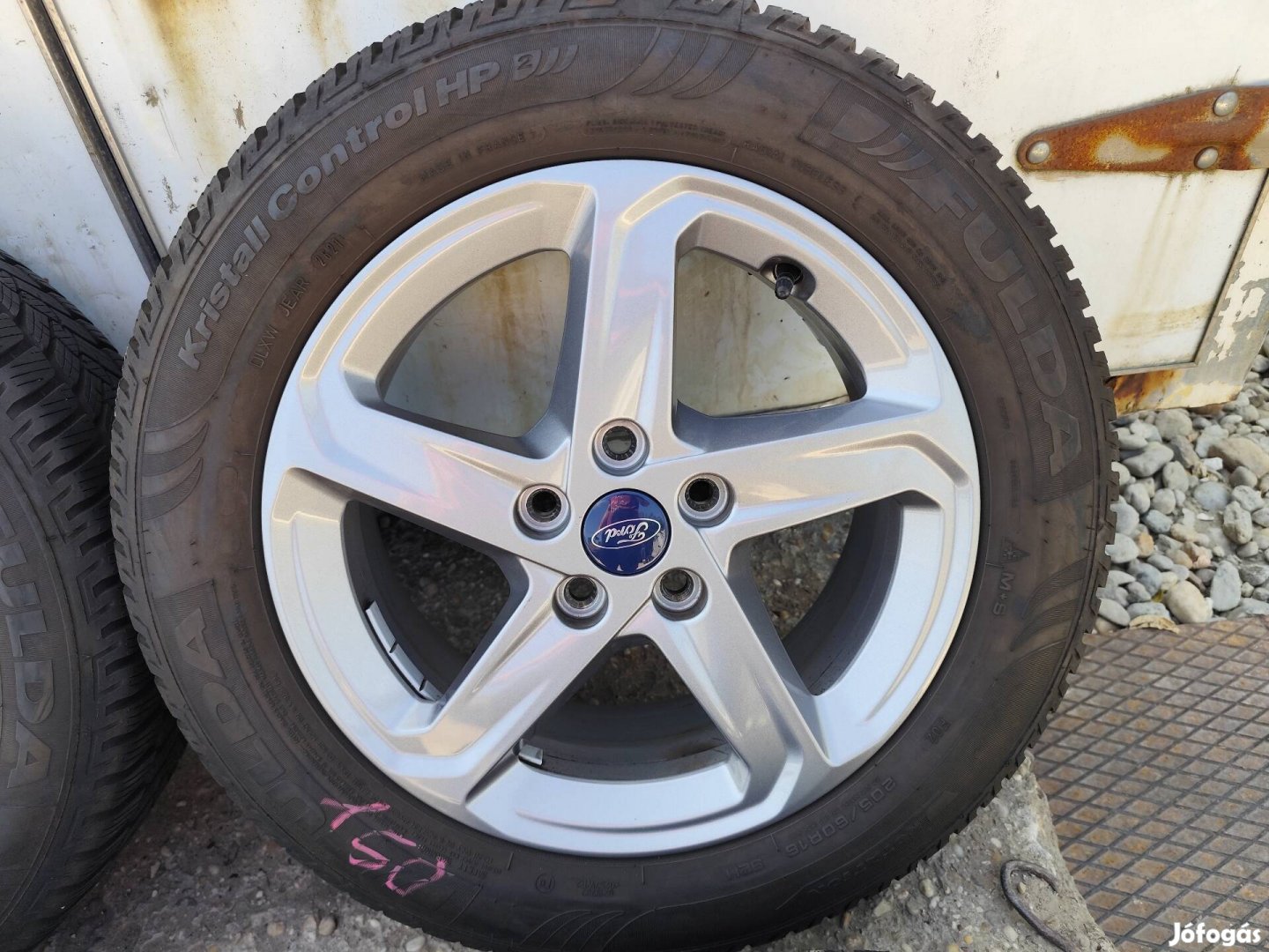 Ford focus gyári alufelni 5x112 16" téligumi 