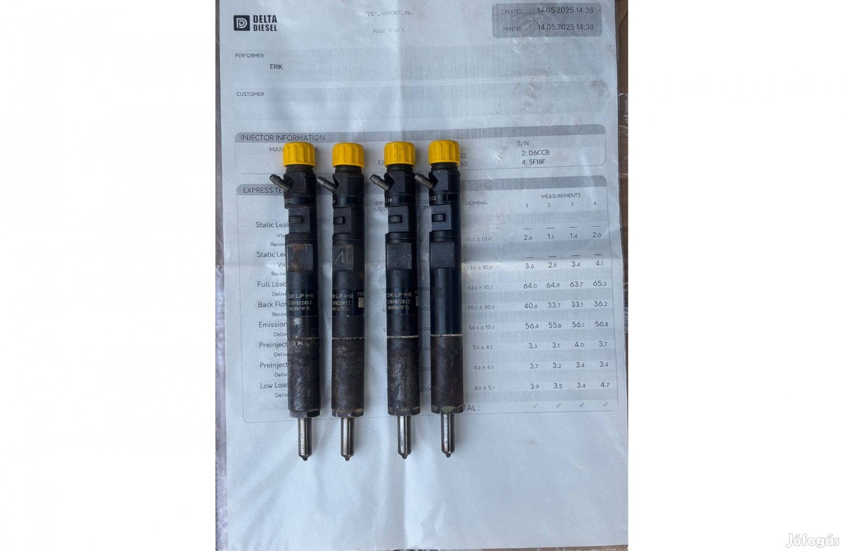Ford focus mk1 1,8TDCI Ejbr02201Z bevizsgált hibátlan állapotban