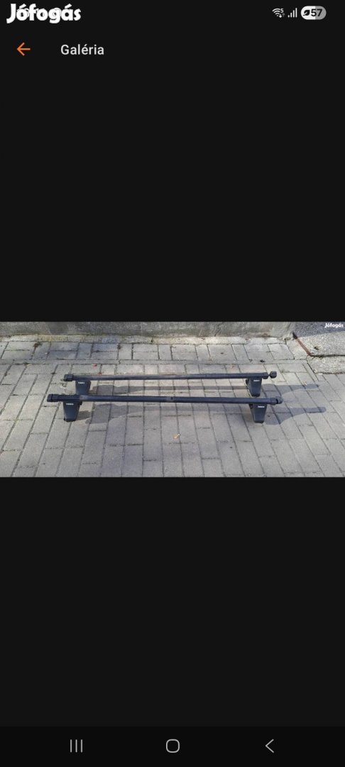 Ford focus mk1 tetőcsomagtartó Thule kulcsos