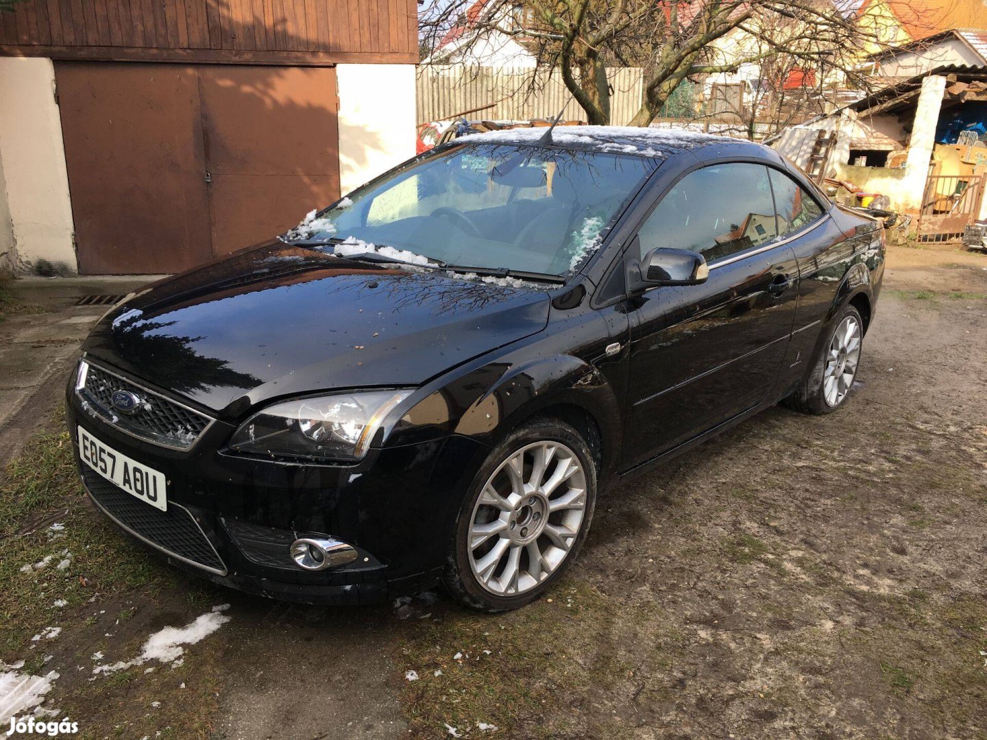 Ford focus mk2 2007-2008 első fekete hátteres fényszóró lámpa