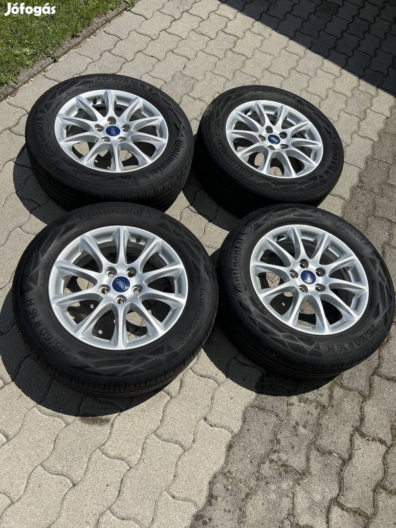 Ford gyári alufelni 16 os 215/60/16 Continental ECO contact 6 