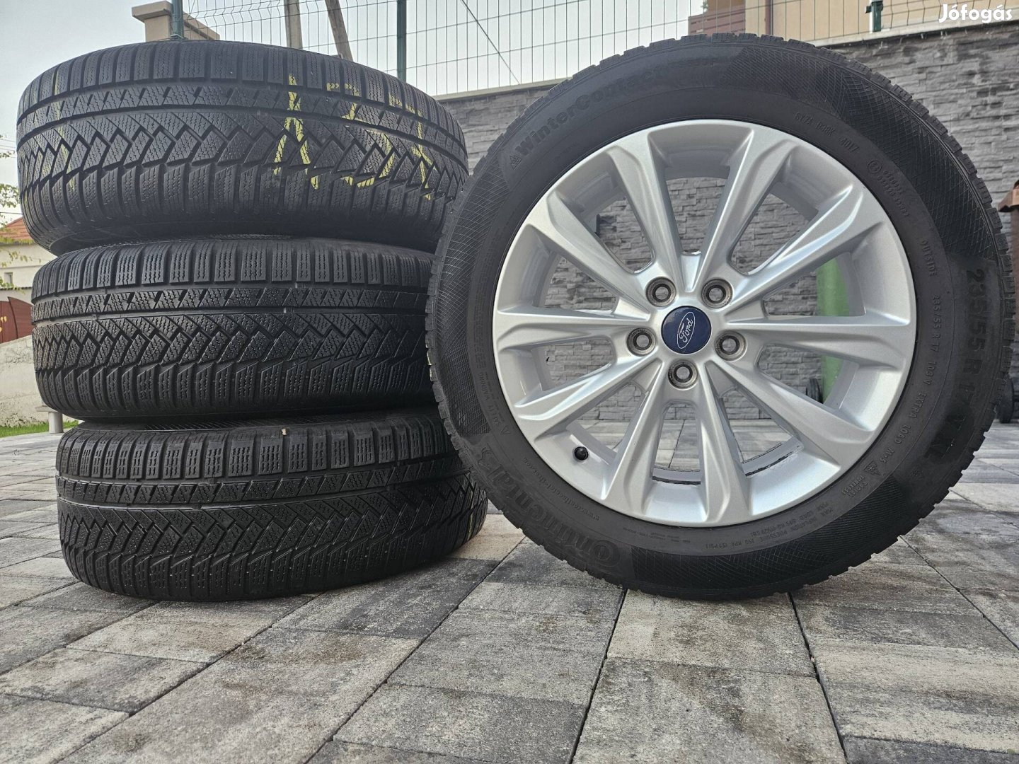 Ford kuga 17" alufelni +Tpms, téligumival 235/55r17 